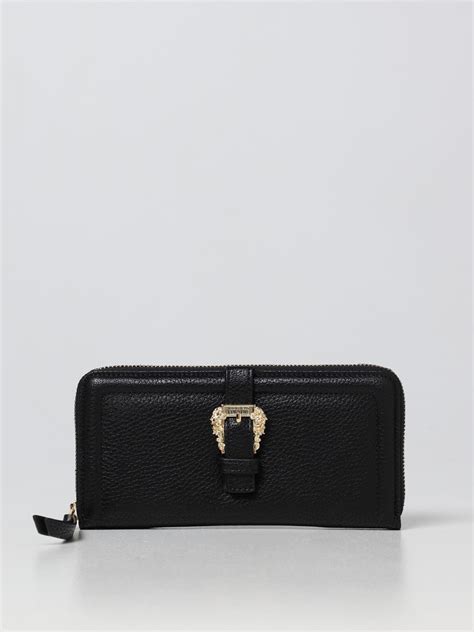 portafoglio donna versace pelle